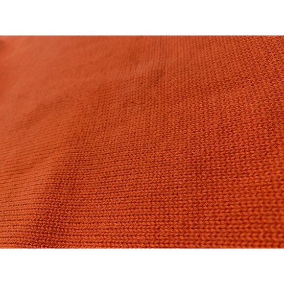 Lauren Ralph Lauren Orange Hoodie Sweater Cotton Logo Tab Women's Medium - Picture 11 of 11